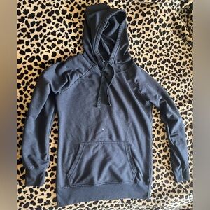 JOE BOXER, plain black hoodie.